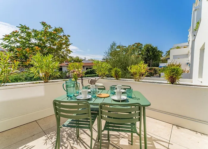 شقة Nathaniel - Appt Terrasse 5 Min De La آركاشو